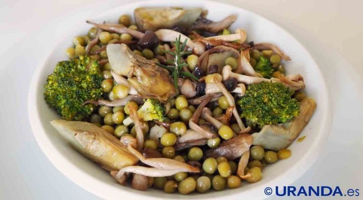 Recetas veganas de guisantes secos -  recetas veganas de legumbres