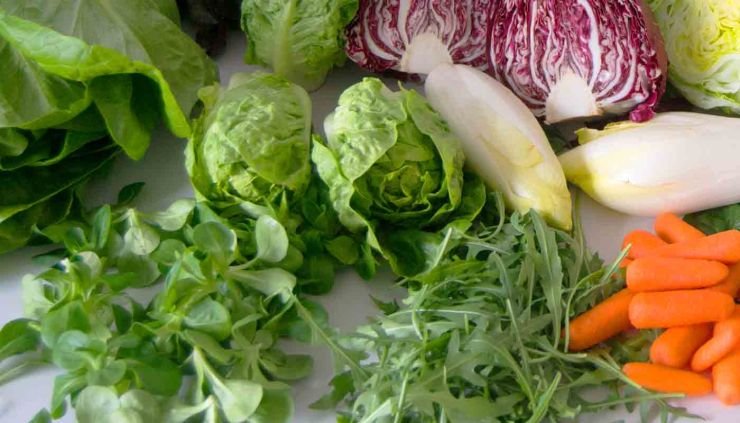 Brotes y verduras para ensalada más allá de las lechugas